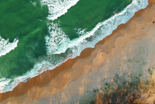 海岸航空摄影 · 免费素材图片