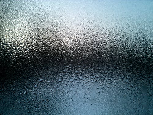 透明玻璃窗，湿润效果 · 免费素材图片