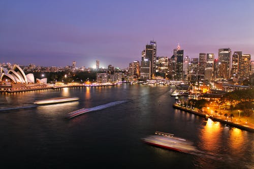 悉尼的鸟瞰图 · 免费素材图片