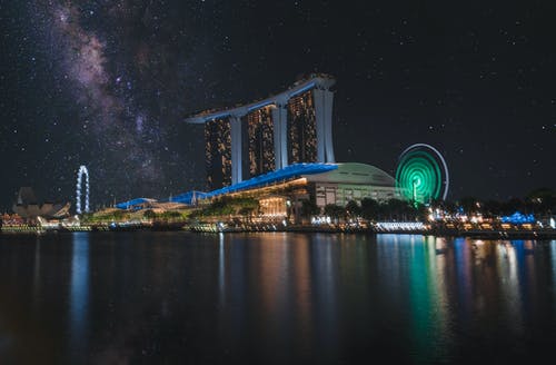 夜间城市风景 · 免费素材图片