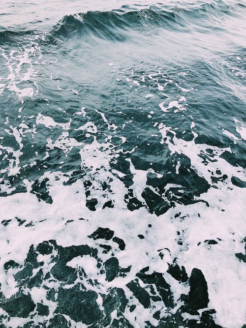 蓝海浪 · 免费素材图片