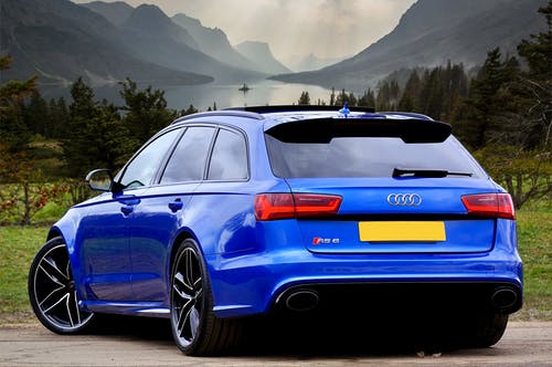 Blue Audi Rs 6的照片 · 免费素材图片