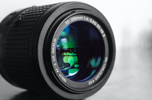 黑色相机镜头 · 免费素材图片