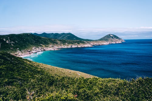 海岸鸟瞰图 · 免费素材图片