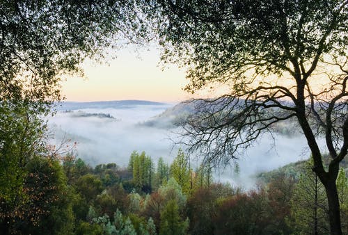雾气弥漫的山脉的照片 · 免费素材图片