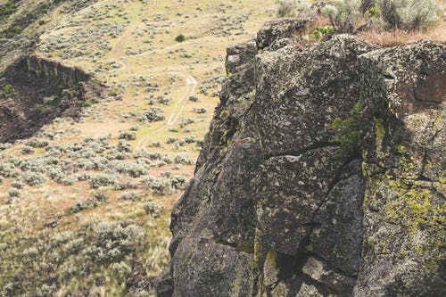 岩石结构的航拍 · 免费素材图片
