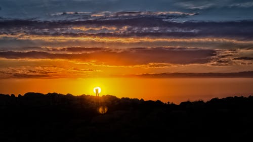 日落 · 免费素材图片