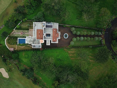 房子的航拍 · 免费素材图片