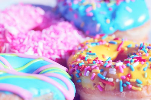 甜甜圈的特写照片 · 免费素材图片
