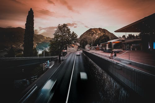 巷道延时摄影 · 免费素材图片