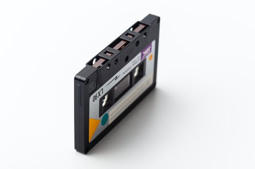 黑色lx90盒式磁带 · 免费素材图片