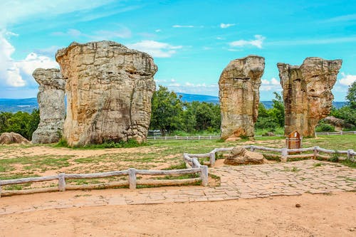 有关围栏, 地标, 天空的免费素材图片