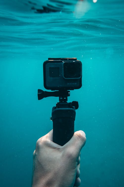 水下独脚架的gopro Hero5 · 免费素材图片