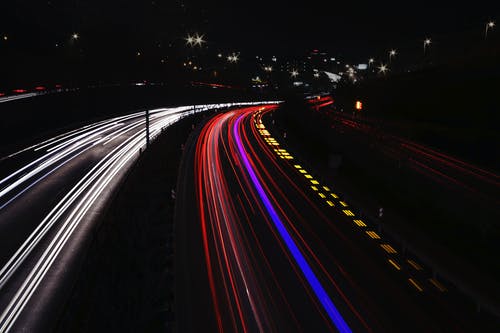 夜间灯光 · 免费素材图片