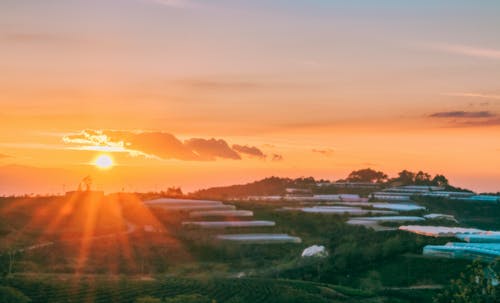 鸟瞰山景 · 免费素材图片