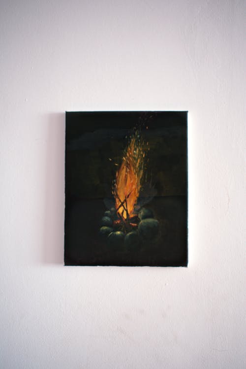 篝火绘画 · 免费素材图片
