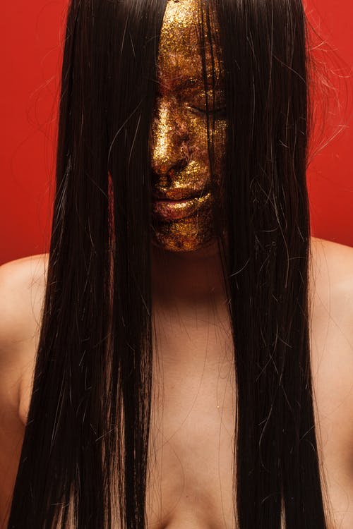 金面漆的女人 · 免费素材图片
