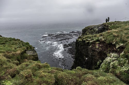 绿草田和水体 · 免费素材图片
