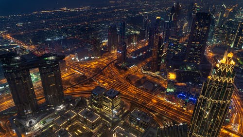 城市高层建筑的航拍照片 · 免费素材图片