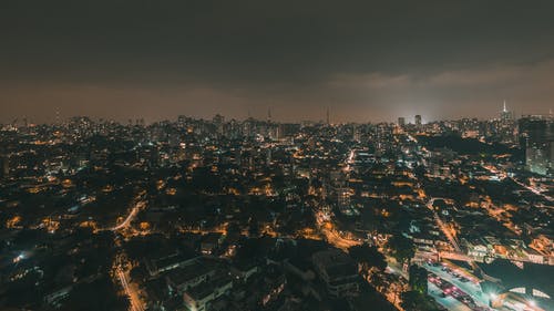 鸟瞰城市摄影 · 免费素材图片