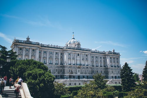 西班牙皇宫的视图 · 免费素材图片