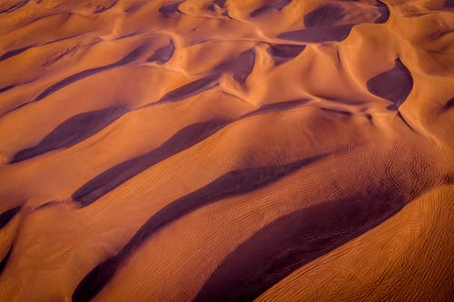 沙漠鸟瞰图 · 免费素材图片