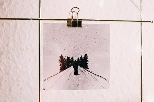 滑雪人画 · 免费素材图片