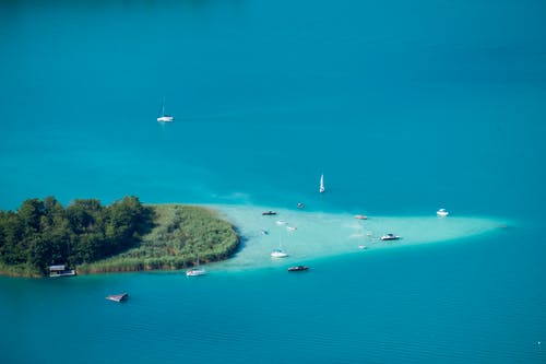 蓝色的海 · 免费素材图片