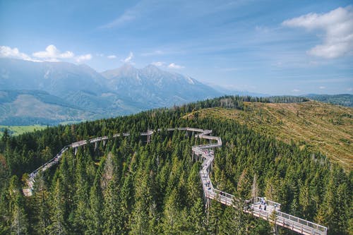 鸟瞰山景 · 免费素材图片