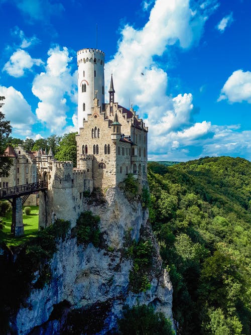利希滕斯坦城堡照片 · 免费素材图片