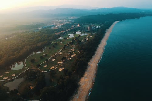 岛屿航空摄影 · 免费素材图片