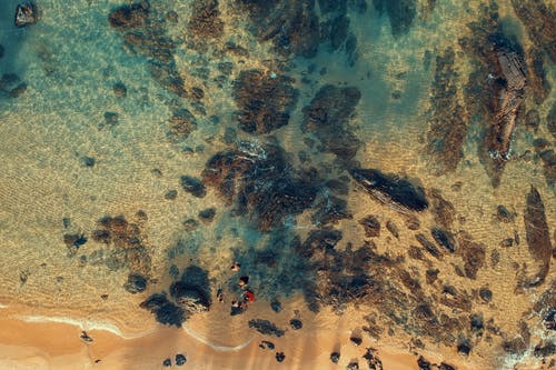 水体航拍 · 免费素材图片