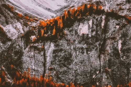 空中射击的山 · 免费素材图片