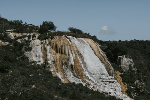 空中瀑布的航拍 · 免费素材图片