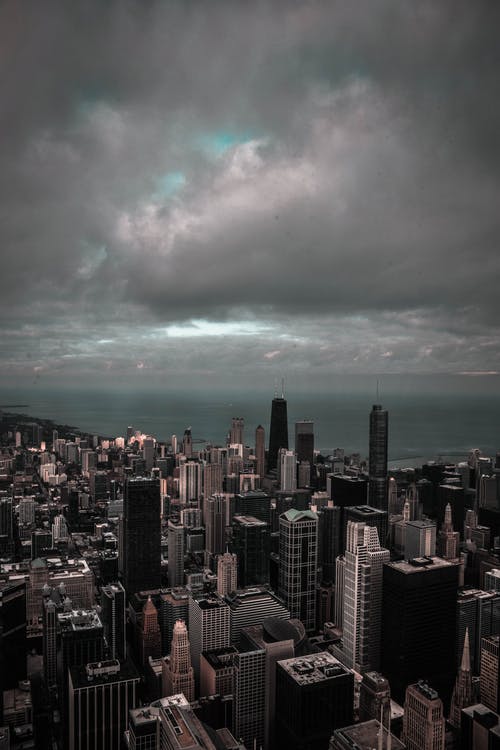 鸟瞰城市 · 免费素材图片