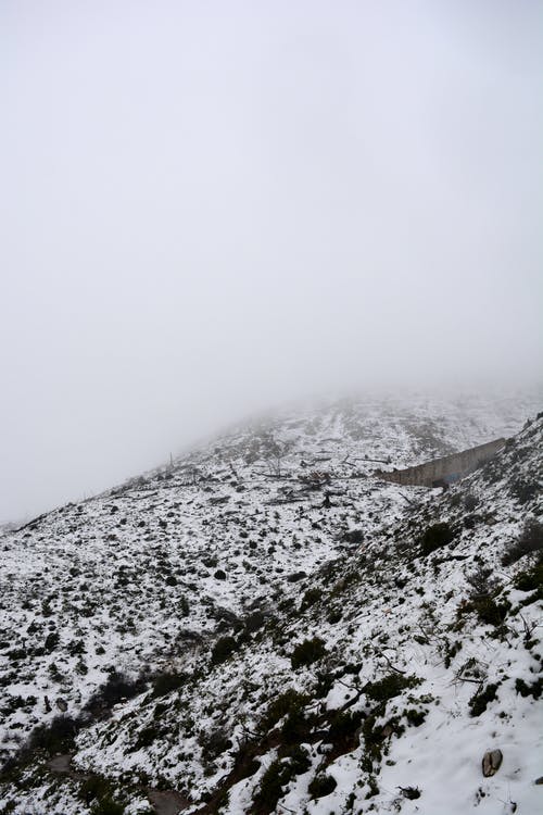 冰雪覆盖的山脉 · 免费素材图片