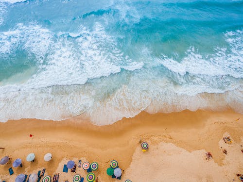 海滩天线 · 免费素材图片