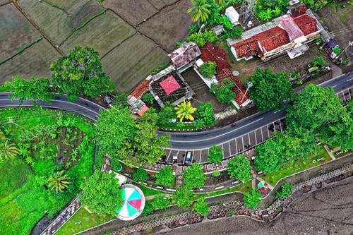 房屋航拍 · 免费素材图片