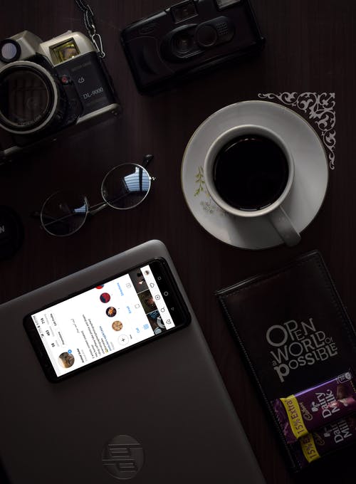 有关Flatlay, 即时相机, 咖啡的免费素材图片