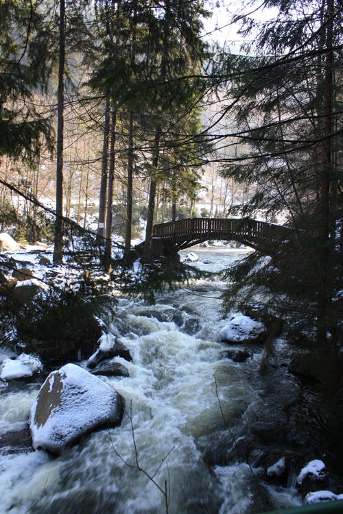 冬季河景照片 · 免费素材图片