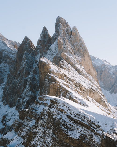 白雪皑皑的山 · 免费素材图片