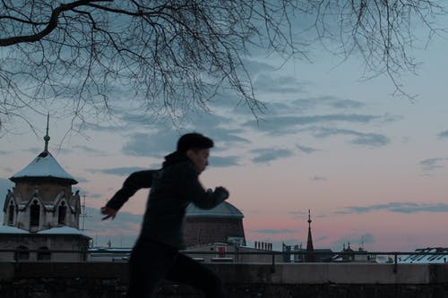 裸树附近的人 · 免费素材图片