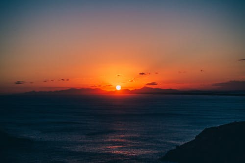 日落风景照片 · 免费素材图片
