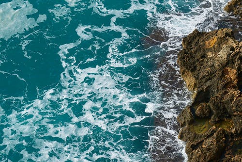 海洋鸟瞰摄影 · 免费素材图片