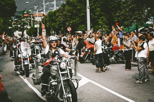 摩托车大游行 · 免费素材图片
