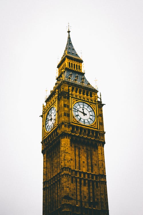 大笨钟，伦敦在灰色的天空下 · 免费素材图片