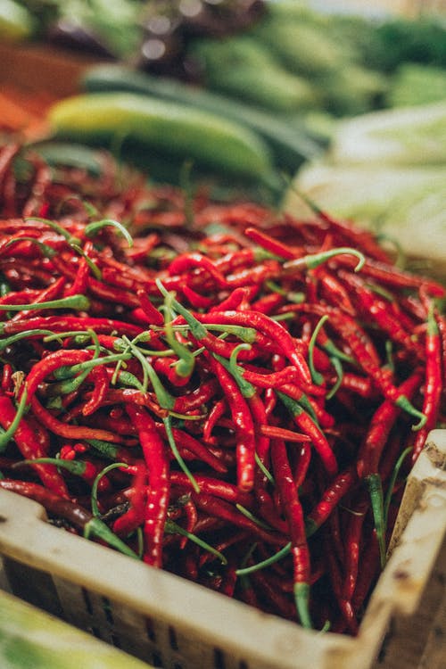 红辣椒的选择性焦点 · 免费素材图片