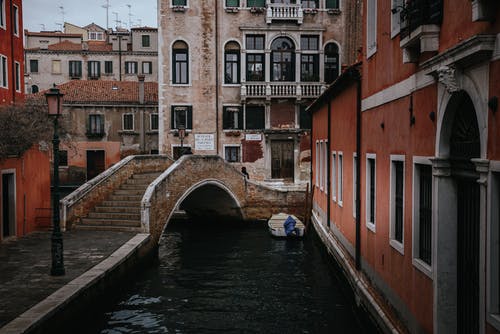 照片桥下的运河 · 免费素材图片