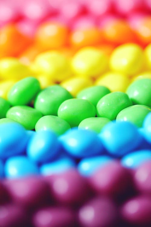 五颜六色的糖果 · 免费素材图片