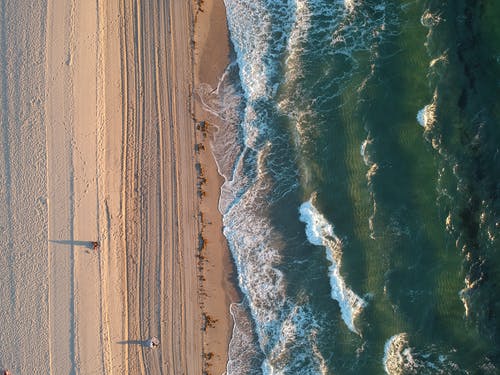 海滨的顶视图照片 · 免费素材图片